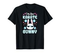I'm The Karate Bunny Floral Matching Family Easter Rabbit T-Shirt
