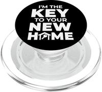 I'm The Key To Your New Home Real Estate Agent PopSockets PopGrip for MagSafe