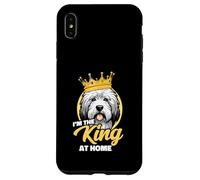 I'm The King At Home Old English Sheepdog Dad Owner Case for iPhone XS Max