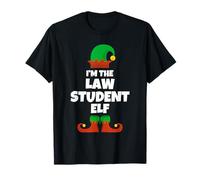 I'm The Law Student Elf Family Pajama Christmas Funny T-Shirt