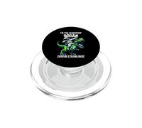 I'm The Legendary Brian Funny Astronaut Dinosaur Cartoon PopSockets PopGrip for MagSafe