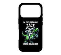 I'm The Legendary Jace Funny Astronaut Dinosaur Cartoon Case for iPhone 17 Pro
