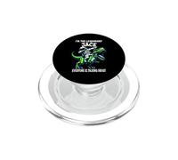 I'm The Legendary Jace Funny Astronaut Dinosaur Cartoon PopSockets PopGrip for MagSafe