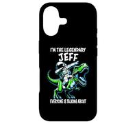 I'm The Legendary Jeff Funny Astronaut Dinosaur Cartoon Case for iPhone 17