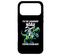 I'm The Legendary Noah Funny Astronaut on a Dinosaur Cartoon Case for iPhone 17 Pro Max