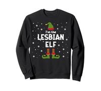 I'm The Lesbian Elf Gay Woman Christmas Sweatshirt