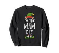 I'm the Mam Elf Graphic - Funny Ugly Christmas Apparel Sweatshirt