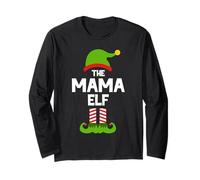 I'm The Mama Elf Christmas Family Pajama Funny Long Sleeve T-Shirt