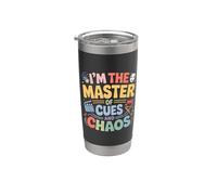 I'm The Master of Cues and Chaos Backstage Crew Tech - Stainless Steel Insulated Tumbler