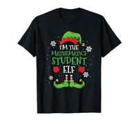 Im The Mathematics Student Elf Christmas Value Graphic T-Shirt