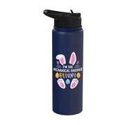 I'm The Mechanical Engineer Bunny Funny Easter Day Rabbit Stainless Steel Insulated Water Bottle