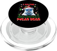 I'm The Mischievous Polar Bear Christmas Outfit Funny Xmas PopSockets PopGrip for MagSafe