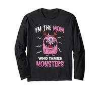 I'm The Mom Who Tames Monsters Mother Mommy Halloween Mama Long Sleeve T-Shirt