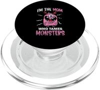 I'm The Mom Who Tames Monsters Mother Mommy Halloween Mama PopSockets PopGrip for MagSafe