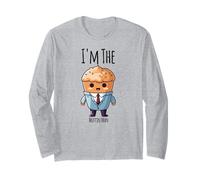 I'm The Muffin Man funny anthro muffin in a suit design Long Sleeve T-Shirt
