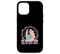 I'm The Nail Tech Funny Nail Technician Artist Manicurist Case for iPhone 12/12 Pro