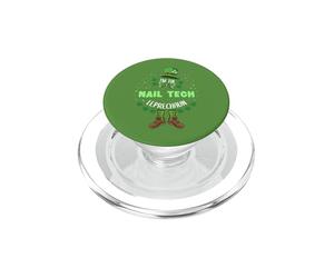 Im The Nail Tech Leprechaun St Patricks Day PopSockets PopGrip for MagSafe