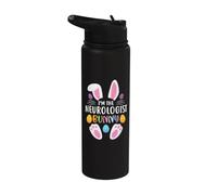 I'm The Neurologist Bunny Funny Easter Day Rabbit Stainless Steel Insulated Water Bottle