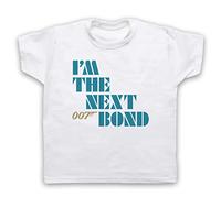 I'm The Next Bond British Spy Secret Agent 00 Double O Kids T-Shirt