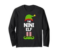 I'm The Nini Elf Christmas Family Pajama Funny Long Sleeve T-Shirt