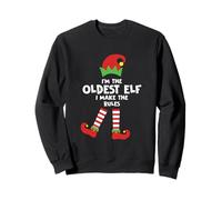 I'm The Oldest Elf I Make Rules Matching Christmas Costume Sweatshirt