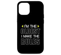 I'm the oldest I make the rules Funny Oldest Brothers and Si Case for iPhone 12/12 Pro