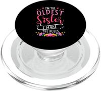 I'm The Oldest Sister I Make The Rules Family PopSockets PopGrip for MagSafe