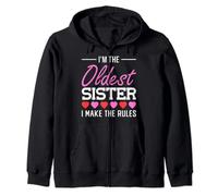 I'm the oldest sister, I make the rules Older Sister Zip Hoodie