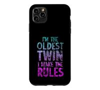 I'm The Oldest Twin I Make The Rules Brother Sister Funny Case for iPhone 11 Pro Max