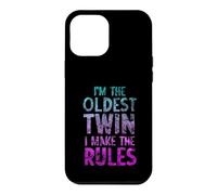 I'm The Oldest Twin I Make The Rules Brother Sister Funny Case for iPhone 12 Pro Max