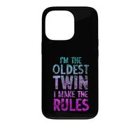 I'm The Oldest Twin I Make The Rules Brother Sister Funny Case for iPhone 13 Pro