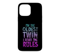 I'm The Oldest Twin I Make The Rules Brother Sister Funny Case for iPhone 13 Pro Max