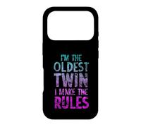 I'm The Oldest Twin I Make The Rules Brother Sister Funny Case for iPhone 17 Pro