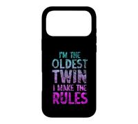 I'm The Oldest Twin I Make The Rules Brother Sister Funny Case for iPhone 17 Pro Max