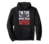 I'm The Polish Witch Poland Flag Easy Halloween Costume Pullover Hoodie