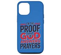 I'm The Proof God Answers Prayers Christian Faith Design Case for iPhone 12/12 Pro