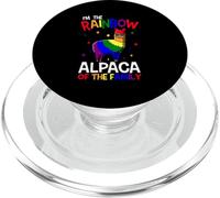 I'm The Rainbow Alpaca In The Family Llama LGBTQ Pride Month PopSockets PopGrip for MagSafe