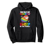 I'm The Rainbow Sheep In Family LGBTQ Pride Flag Equality Pullover Hoodie