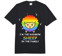 I'm The Rainbow Sheep in The Family LGBT Pride Comfort Colors Adult Heavyweight T-Shirt