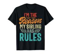 I'm The Reason My Sibling Has Rules Vintage Matching Sibling T-Shirt