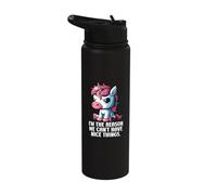 I'm The Reason We Can't Have Nice Things Unicorn Stainless Steel Insulated Water Bottle