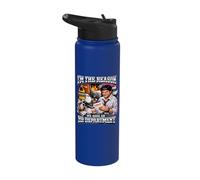 Im The Reason We Have an Hr Department Manager Fired Whiskey Stainless Steel Insulated Water Bottle
