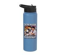 Im The Reason We Have an Hr Department Manager Fired Whiskey Stainless Steel Insulated Water Bottle