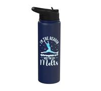 I'm The Reason Why The Ice Melts Figure Skating Ice Skating Stainless Steel Insulated Water Bottle