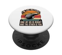 I'm The Referee One Of Us Is Right Quote PopSockets Adhesive PopGrip