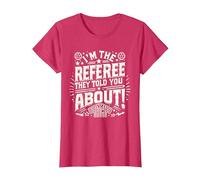 I'm The Referee They Told You About Funny Referee T-Shirt, Women, Red Heather, XX-Large