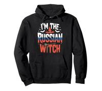 I'm The Russian Witch Russia Flag Easy Halloween Costume Pullover Hoodie