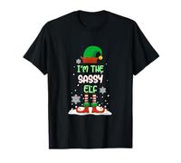 I'm The Sassy Elf Funny Family Matching Christmas Pajama T-Shirt