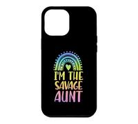 I'm The Savage Aunt Boho Rainbow Heart Aesthetic Case for iPhone 12 Pro Max