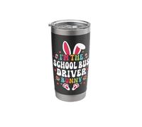 I'm The School Bus Driver Bunny Easter Day Stainless Steel Insulated Tumbler